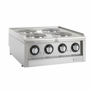 Buffalo 600 Series 4 Ring Electric Hob - CU471 - 1