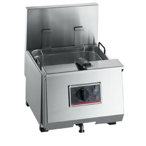 FriFri Profi+ 8 Electric Countertop Fryer Single Tank Twin Baskets 6.9kW Three Phase - HS090-3PH - 1