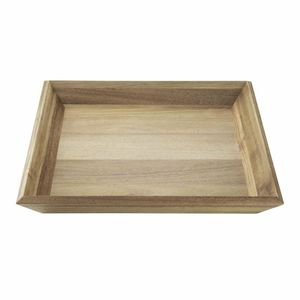 Olympia Acacia Rectangular Tray 380x355mm - DP885 - 3