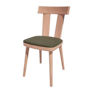 Bolero Bespoke Bamba Side Chair Olive/Beech - HS480 - 1