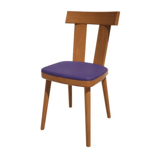 Bolero Bespoke Bamba Side Chair Blue/Oak - HS491 - 1
