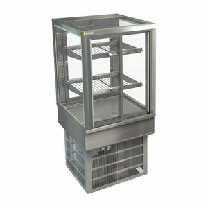 Cossiga Tower STG Refrigerated Drop-in Display w/Sliding Front & Rear Doors 600mm - HT568 - 1