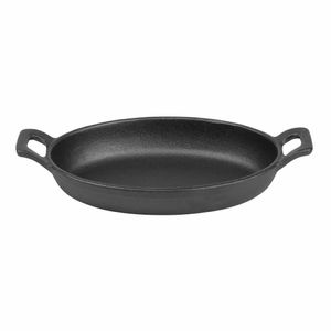 Olympia Cast Iron Oval Eared Dish 180x120mm - FW818 - 1