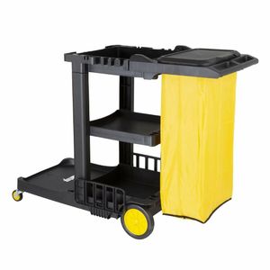 Jantex Cleaning Trolley Black - FU997 - 3