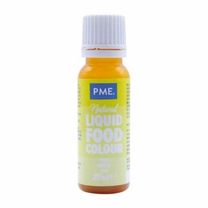 PME 100% Natural Food Colour - Lemon Yellow 25g - HU265 - 1