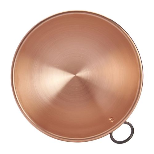 De Buyer Copper Egg Whites Bowl with Cast Iron Ring Handle 200mm - HZ140 - 7