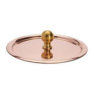 De Buyer Inocuivre Lid with Brass Handle 9cm - HZ644 - 1