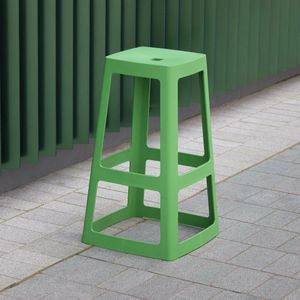 Origin Base High Stool May Green 450x450x750mm (Pack of 2) - HX787 - 3