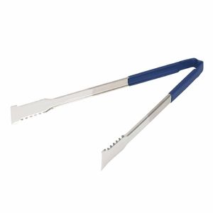 Vollrath Versagrip Tongs Flat Blue 16'' - HW992 - 1