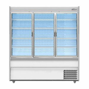 Williams M-Series Gem Multideck Fridge Stainless with Hinged Front Door M180-SCD-HFD - HZ289 - 1