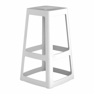Origin Base High Stool Light Grey 450x450x750mm (Pack of 2) - HX791 - 1