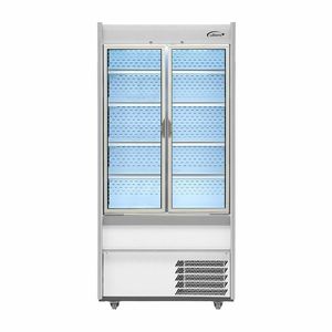 Williams M-Series Gem Multideck Fridge White with Hinged Front Door M100-WCD-HFD - HZ282 - 1