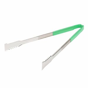 Vollrath Versagrip Tongs Flat Green 16'' - HW996 - 1