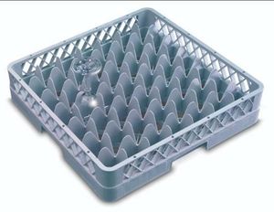 Genware 49 Comp Glass Rack With 3 Extenders - 1