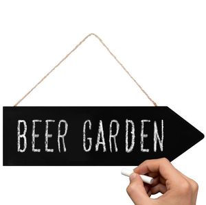 Custom Branded Chalkboard Arrow Sign - 1