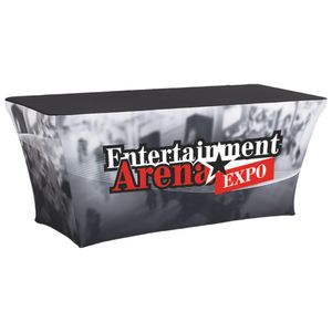Custom Branded Full Coverage Stretch Tablecloth (6ft Table) - 1