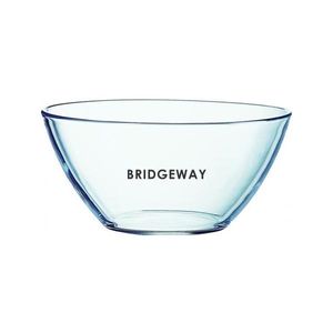 Custom Branded Cosmos Glass Serving Bowl (170mm) - 1
