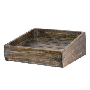 DWH Fusion Buffet System Wood Angle Basket Ash Grey Teak 356mm - VV3328 - 1