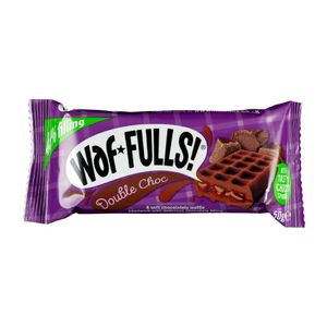 Waffulls! Dark Waffles Double Choc 50g (12 Pack) - KA603 - 1