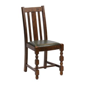 Thame Dining Chair in Vintage Wood with Bison Cedar Seat (6 Pack) - JA266 - 1
