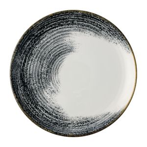 Churchill Homespun Accents Black Evolve Coupe Plates 288mm (12 Pack) - JA056 - 1