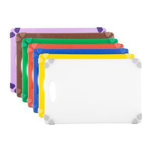 Hygiplas Commercial Grip Chopping Board Set 458x306x12mm (7 Pack) - HW001 - 1