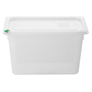 Hygiplas Click PP GN Container 1/3 with Lid & 7 Colour Clips 200mm 6.9Ltr (4 Pack) - FZ094 - 1