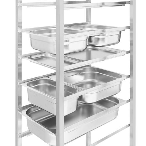 Nisbets Essentials Gastronorm Racking Trolley 10 Level - JA904 - 4