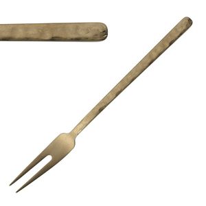 Comas Kodai Vintage Gold 2-Prong Table Forks (12 Pack) - JC590 - 1