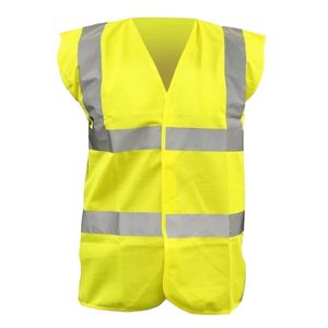 KeepSAFE Hi Vis Waistcoat Yellow XL (10 Pack) - JE632-XL - 1