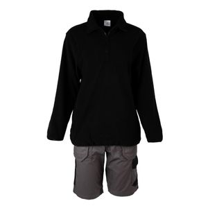 Endurance 1/4 Zip Micro Fleece Black S - JE634-S - 1