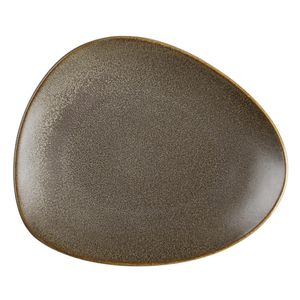 Olympia Ember Triangle Plates Mahogany 190x160mm (6 Pack) - JA559 - 1