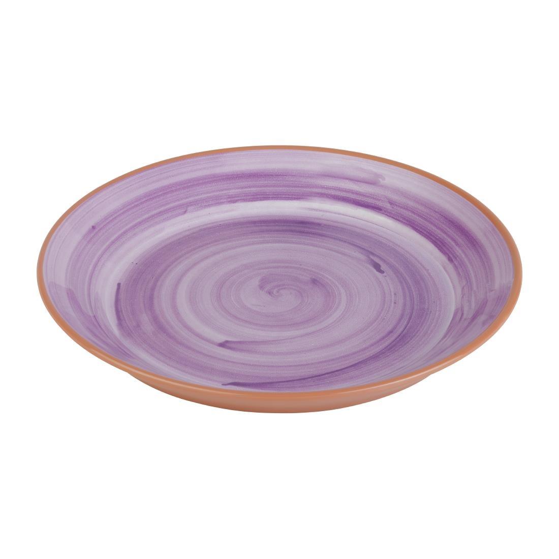 APS La Vida Melamine Plate Round Purple 405mm - Each - DF203 - 1