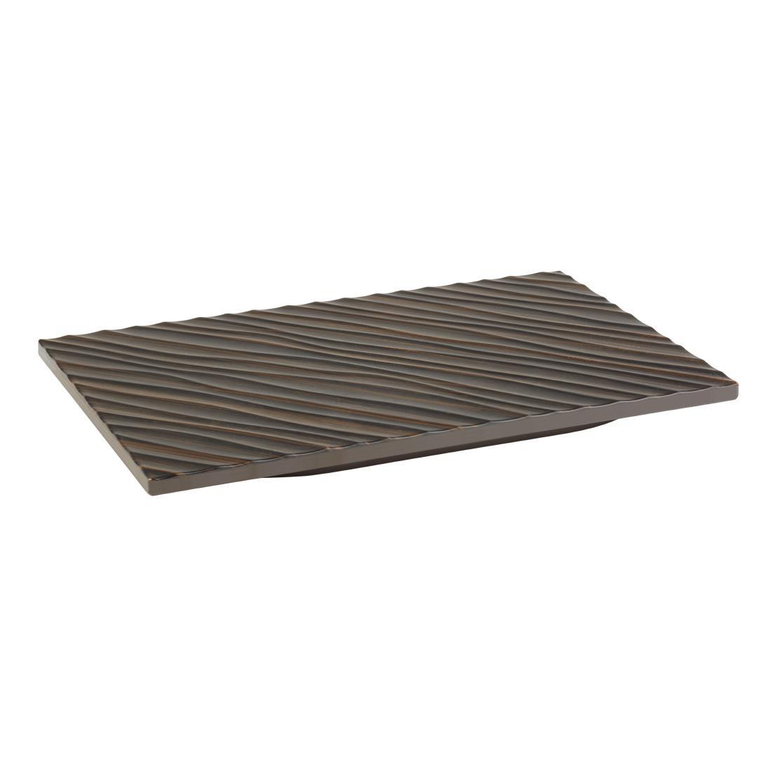 APS+ Tiles Tray Brown GN1/4 - Each - DT748 - 1