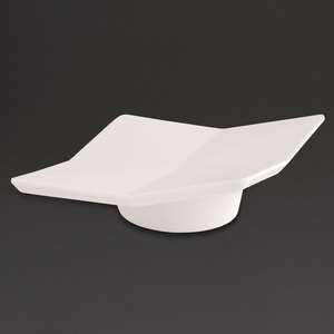 APS+ Small Lotus Leaf Plate White 150mm - Each - DT780 - 1