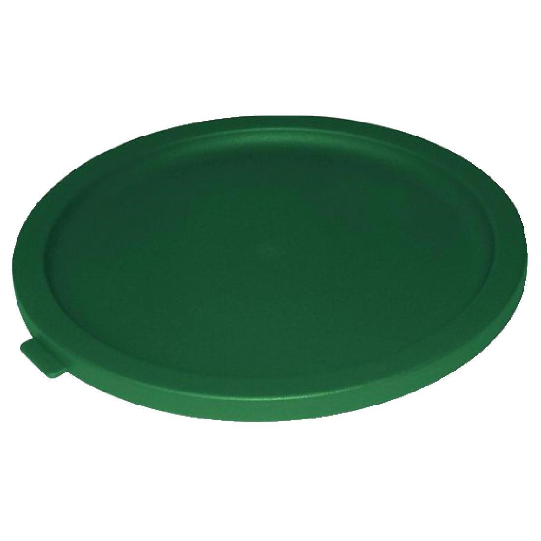 Vogue Round Food Storage Container Lid Green Medium - Each - CF059 - 1