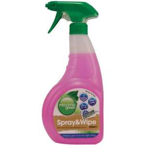 T01MAX - Maxima Green General Purpose Spray & Wipe Sanitiser 750ml - Each - T01MAX **