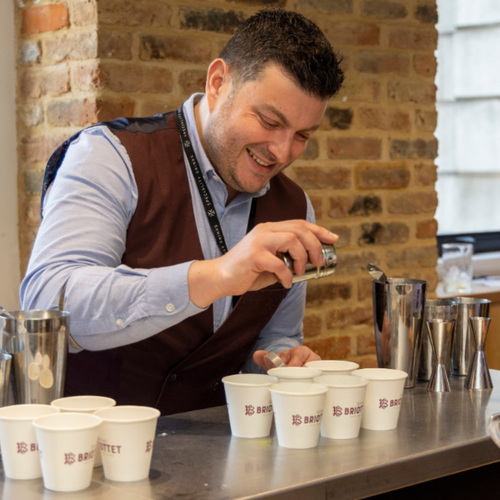 Custom Branded 6oz Single Wall Paper Sampling Cups - Custom Printed 6oz Paper Drinks Cups - 6oz Single Wall Flat White Cups - 1