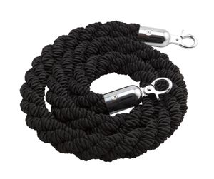 Barrier Rope Black - Use W/ Code BP-RPE - BR-BK - 1