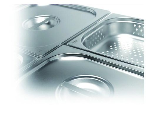 St/St Gastronorm Pan 2/1 - 65mm Deep - GN21-65 - 4