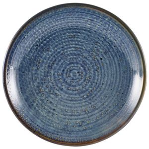 Terra Porcelain Aqua Blue Deep Coupe Plate 28cm (Pack of 3) - DC-PBL28 - 3