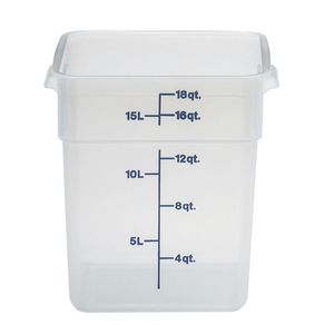 Cambro 17.2L Translucent CamSquare - 1