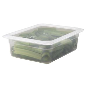 Cambro 100mm Deep 1/2 Translucent Polypropylene GN Pan - 3