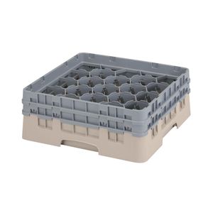 Cambro H133mm Beige 20 Compartment Camrack - 1