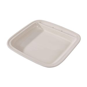 Vollrath 3.5L Porcelain Square Food Pan - 1