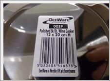 GenWare Polished Stainless Steel Wine Cooler - 003P - 12