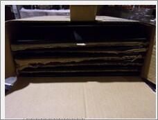 Luna Stoneware Black Square Plate 18cm/ 7 (Pack of 6) - B2772 - 11