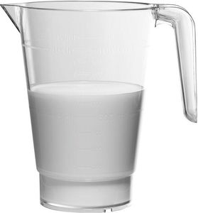 Matfer Matfer Stackable Crystal Copolyester Measuring Jug Dl, Cl, And Ml 1 L - 10777-01 - 1