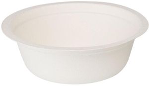 Box Of 900 (18 Bags Of 50) Round Cane Fibre Salad Bowls Without Lids Ø 135 Mm 35 Cl - 707846 - 1