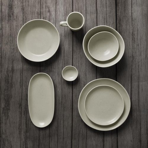 Olympia Chia Oval Plates Sand 280x135mm (6 Pack) - JK491 - 6